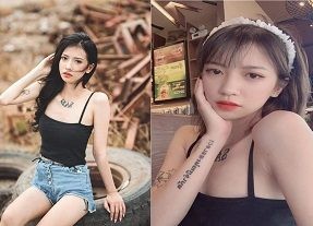 Cô gái hấp dẫn xăm trổ có cuộc địt nhau với anh trai cặc bự