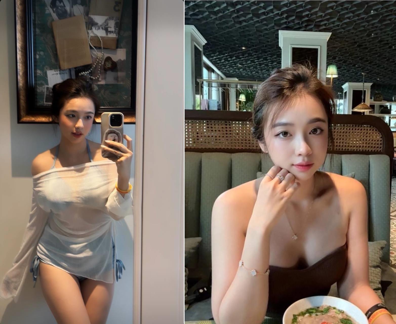 Hình ảnh thân mật của mỹ nhân Hà Nội lan truyền
